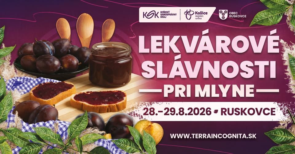 Lekvárové slávnosti pri mlyne 2026 Ruskovce