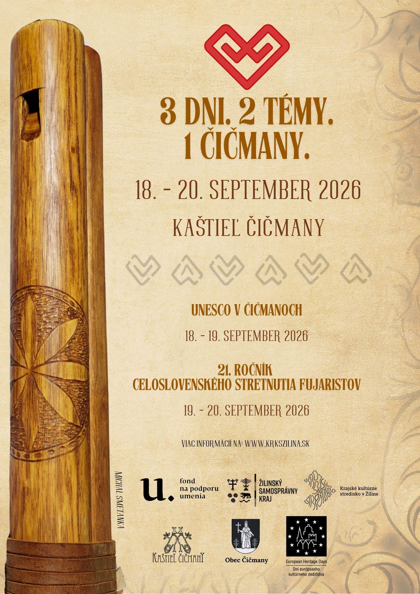 3 dni. 2 témy. 1 Čičmany 2026 Čičmany