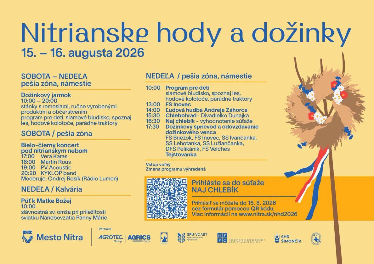 Nitrianske hody a do�inky 2026 Nitra