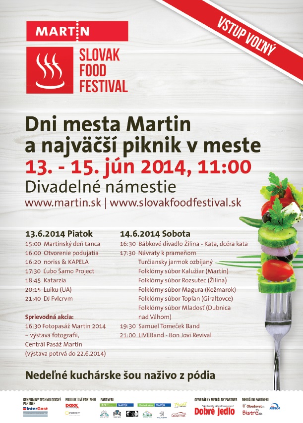 Slovak Food Festival Martin 2014 - 1. ročník