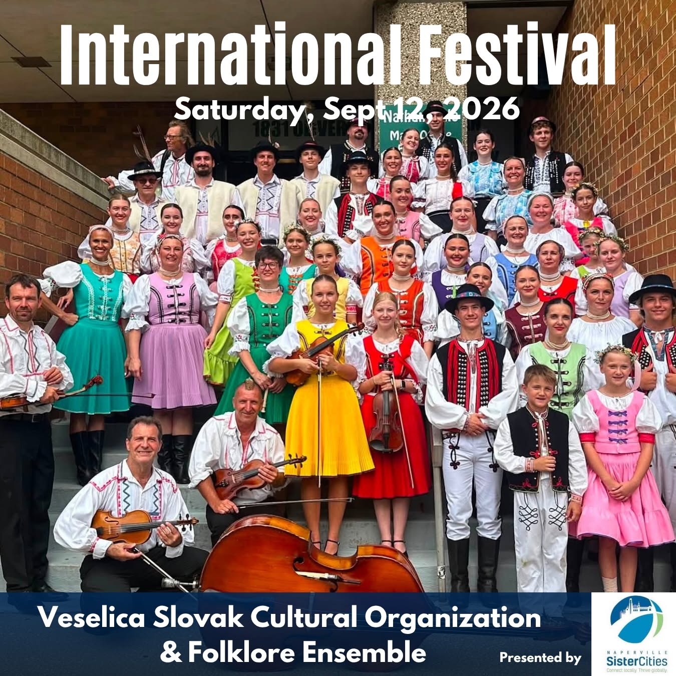 International Festival, Naperville Sister Cities / Medzinárodný festival, Sister Cities 2026 Naperville - Illinois
