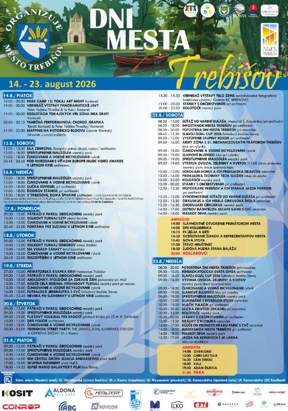 Dni mesta Trebi�ov 2026