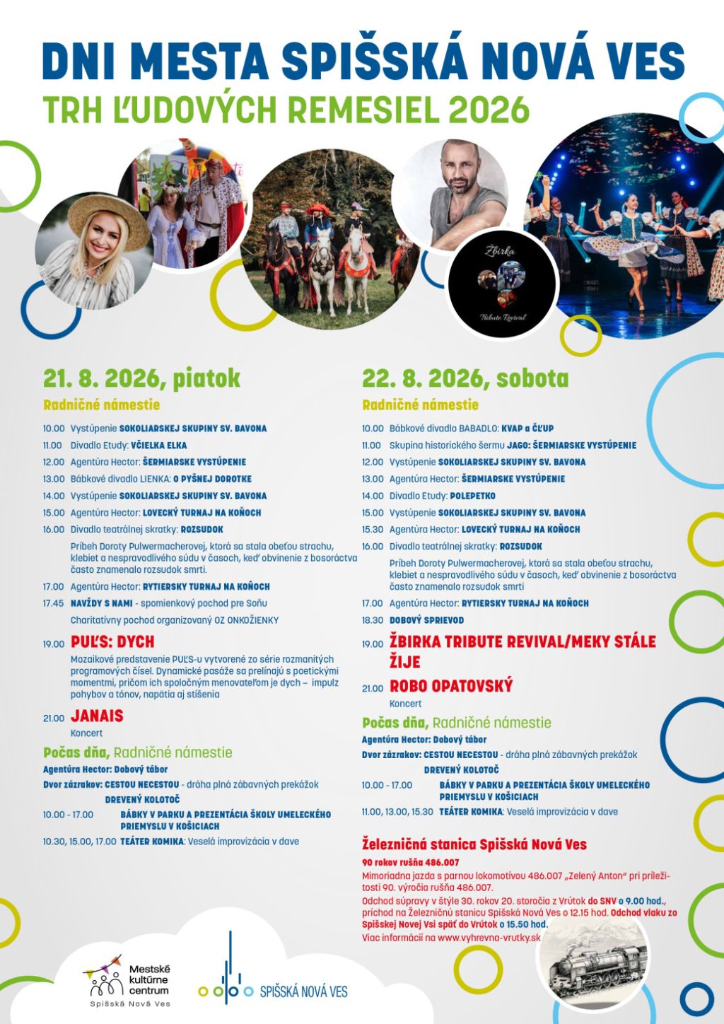 Dni mesta Spišská Nová Ves a trh ľudových remesiel 2026
