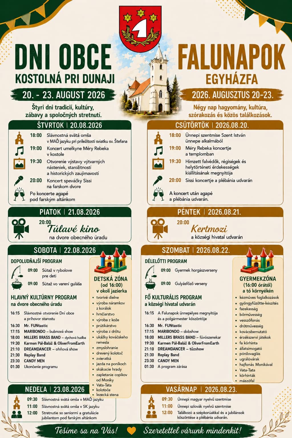Dni obce Kostoln� pri Dunaji 2026