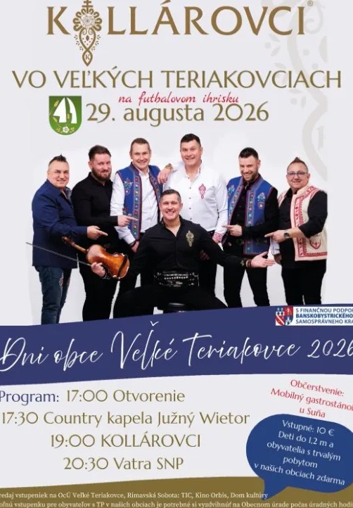 Dni obce Veľké Teriakovce 2026