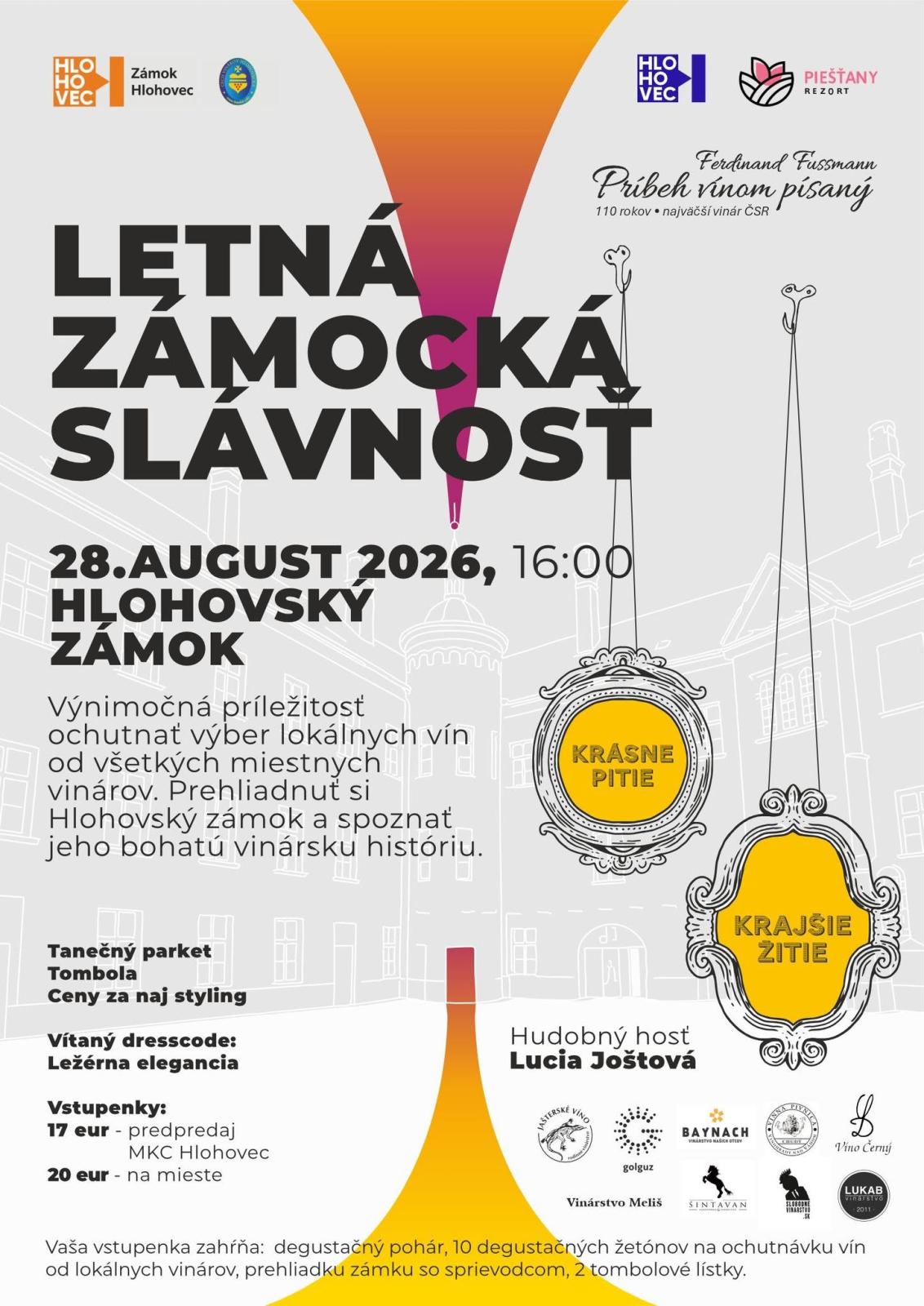 Letná zámocká slávnosť 2023 Hlohovec
