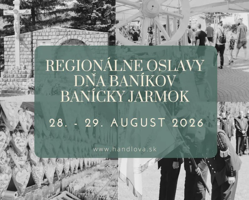 Region�lne oslavy D�a ban�kov a Ban�cky jarmok 2026 Handlov�