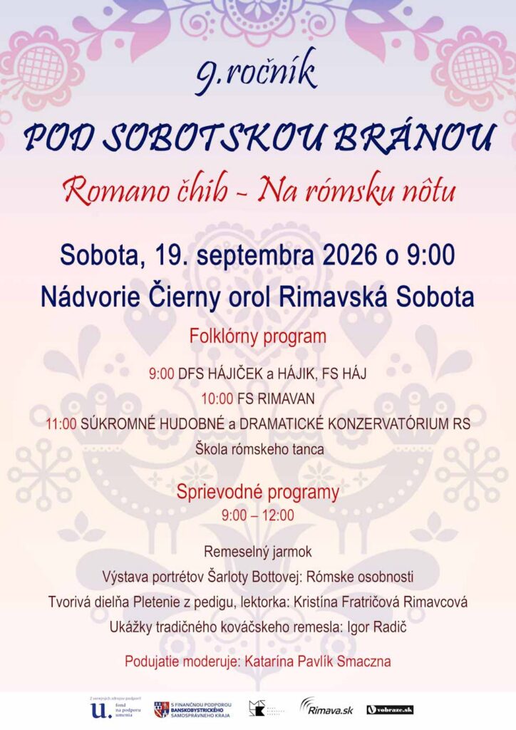 Pod sobotskou bránou 2026 Rimavská Sobota - 9. ročník