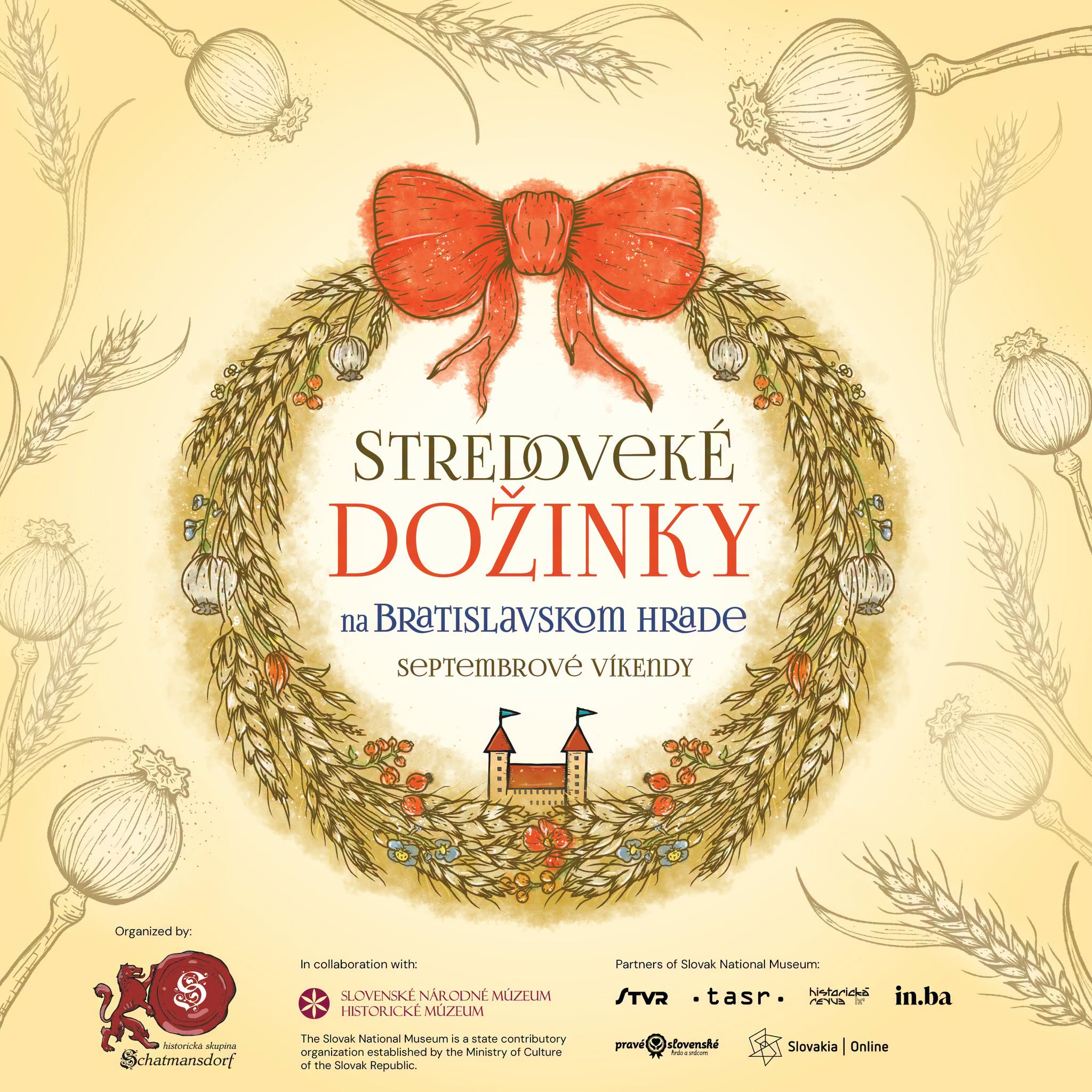 Stredoveké dožinky na Bratislavskom hrade 2026 Bratislava