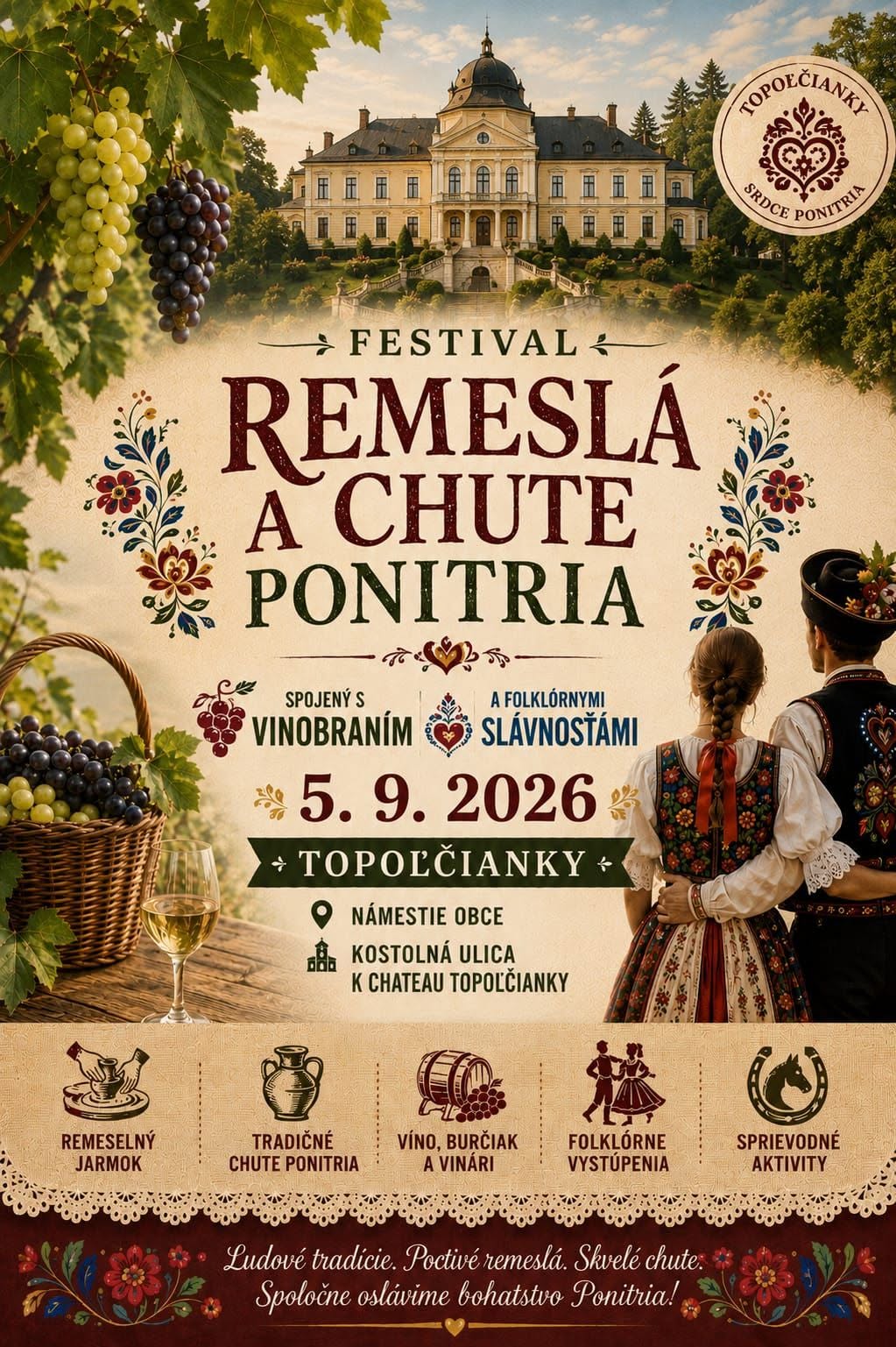 Remesl� a chute Ponitria 2026 Topo��ianky