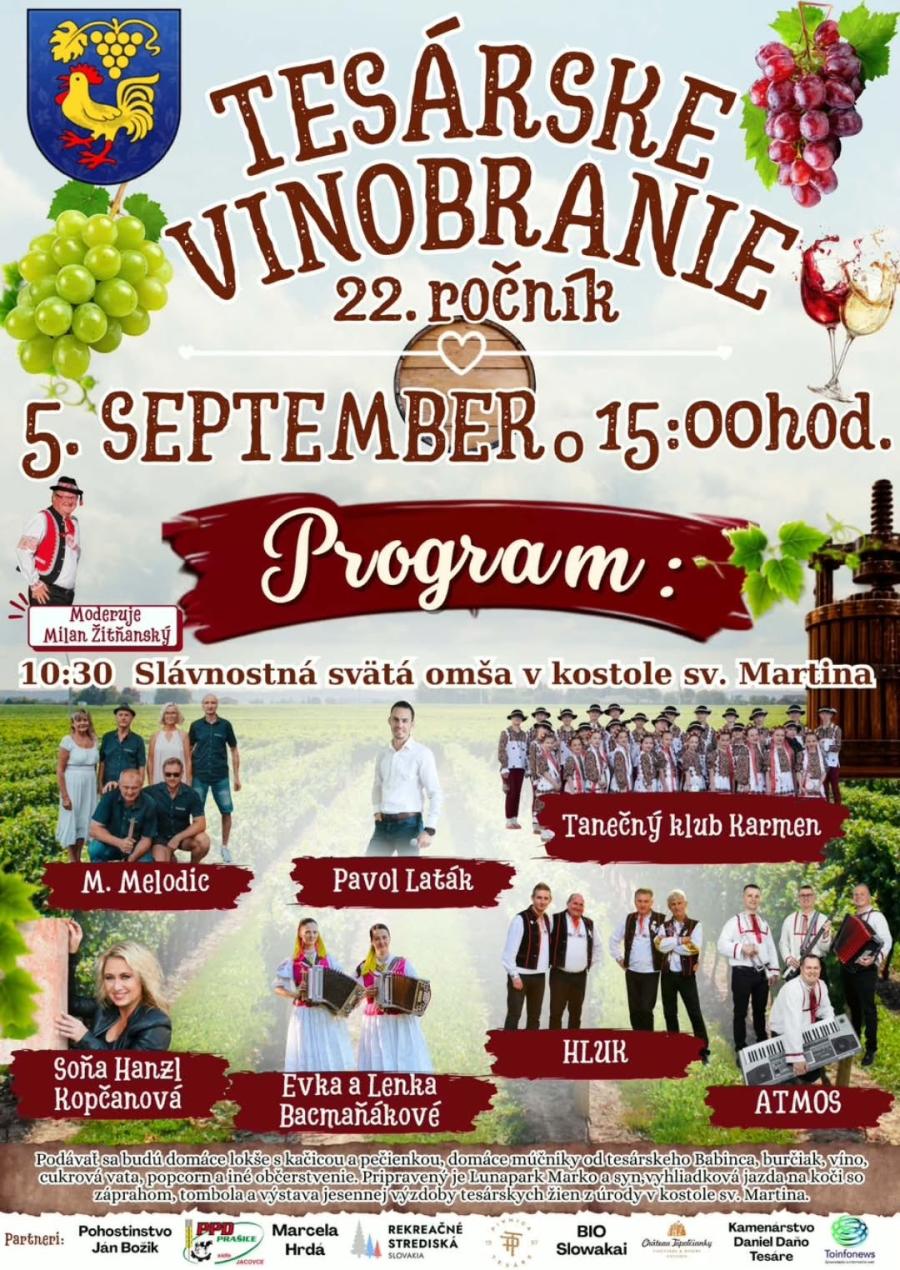 Tes�rske vinobranie 2026 Tes�re