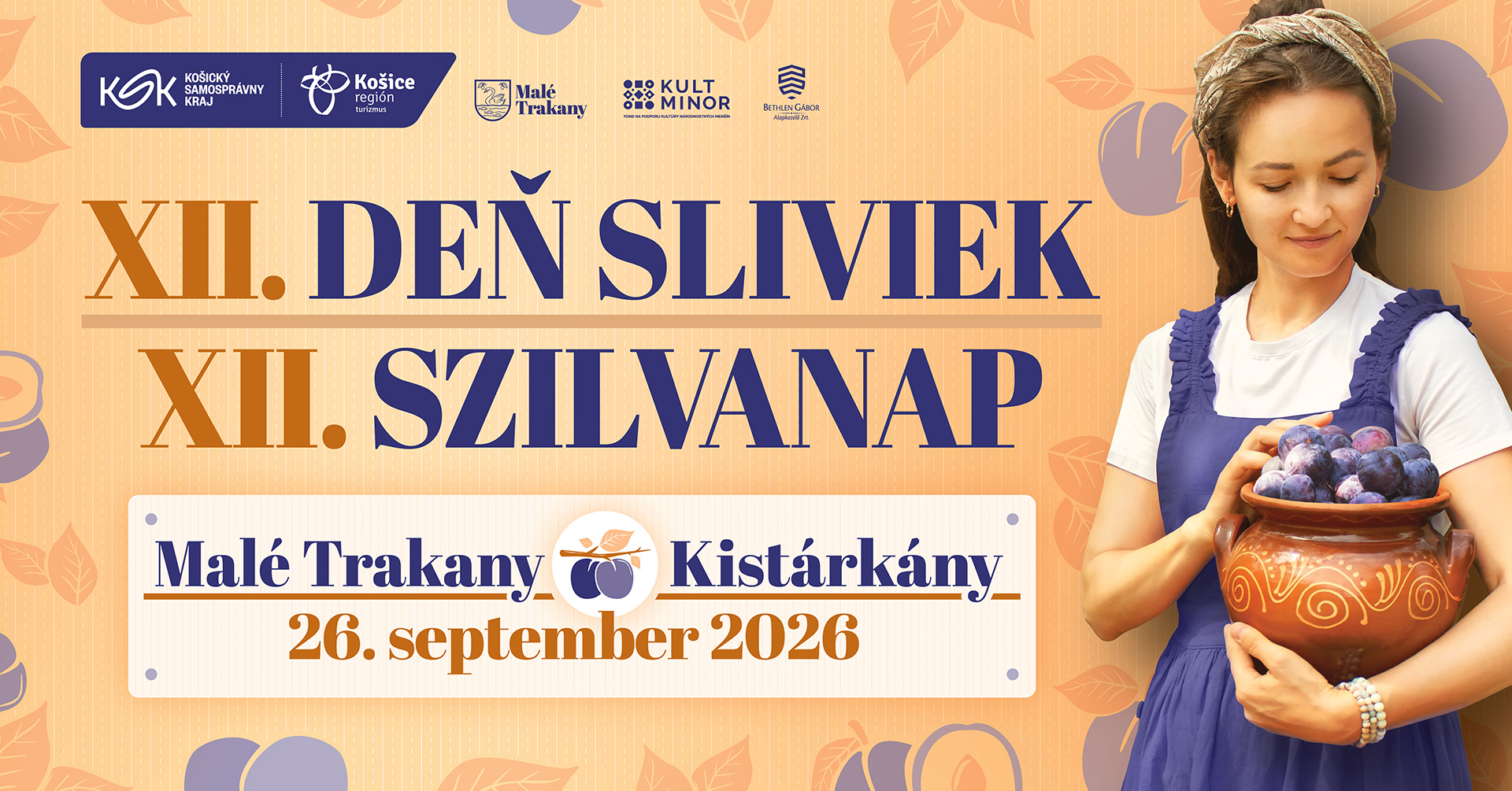 XXII. Deň Sliviek 2026 Malé Trakany