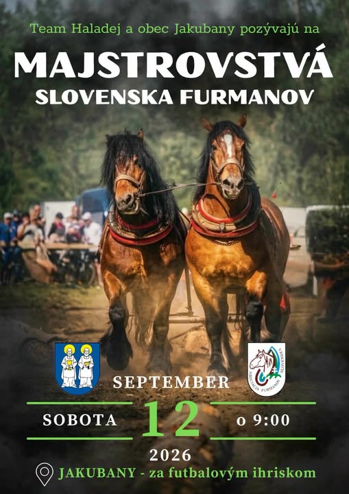 Majstrovstvá Slovenska furmanov 2026 Jakubany