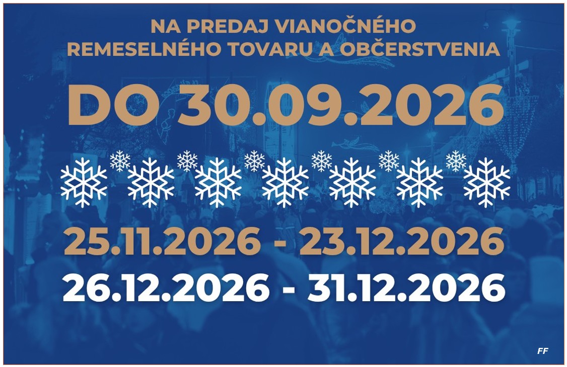 Prešovské vianočné trhy 2026 Prešov