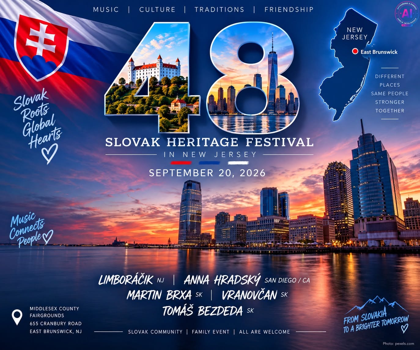 48th Slovak Heritage Festival / 48. Festival slovenského dedičstva 2026 New Jersey