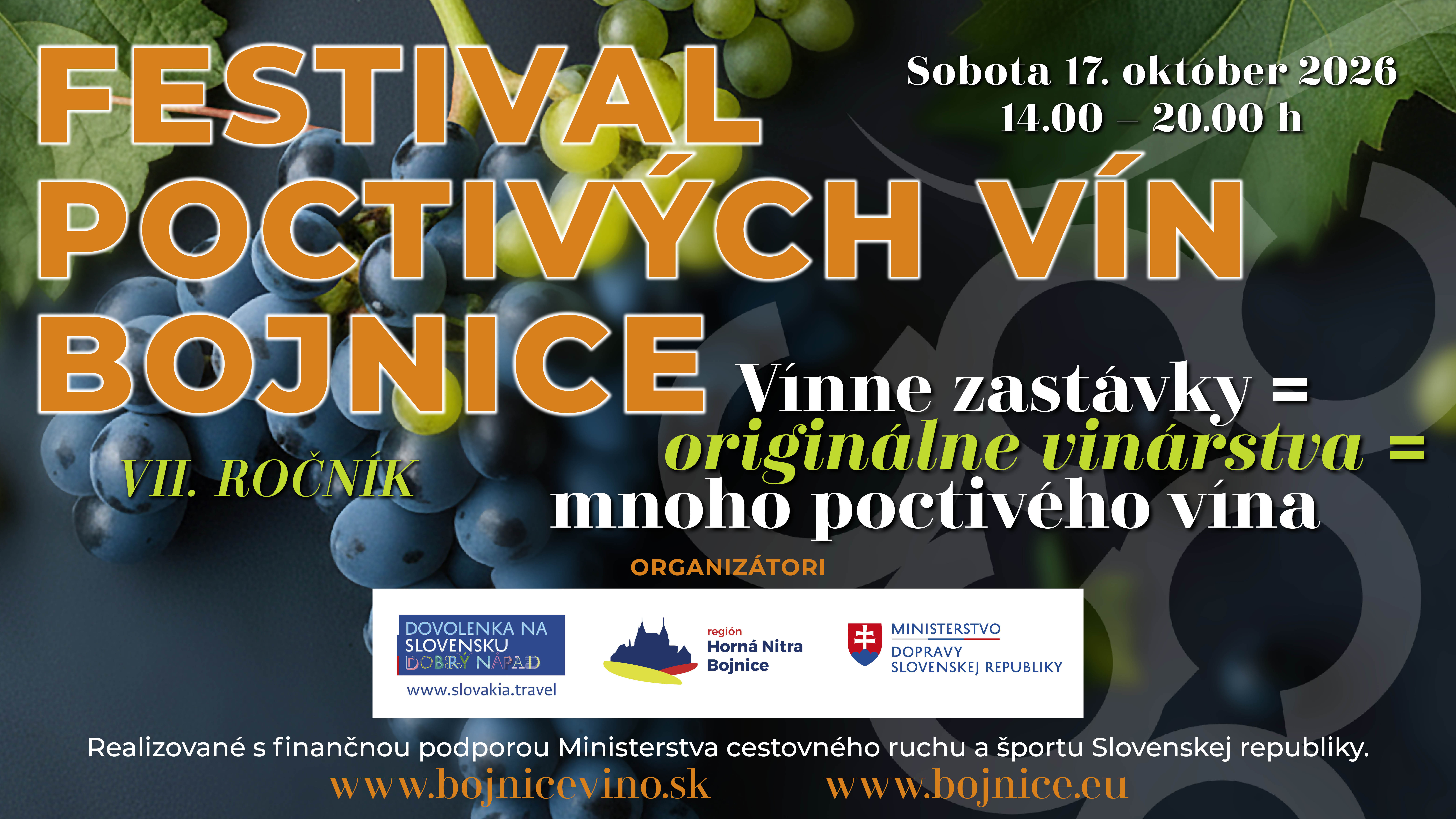 Bojnick� festival poctiv�ch v�n 2026 Bojnice - 7. ro�n�k 