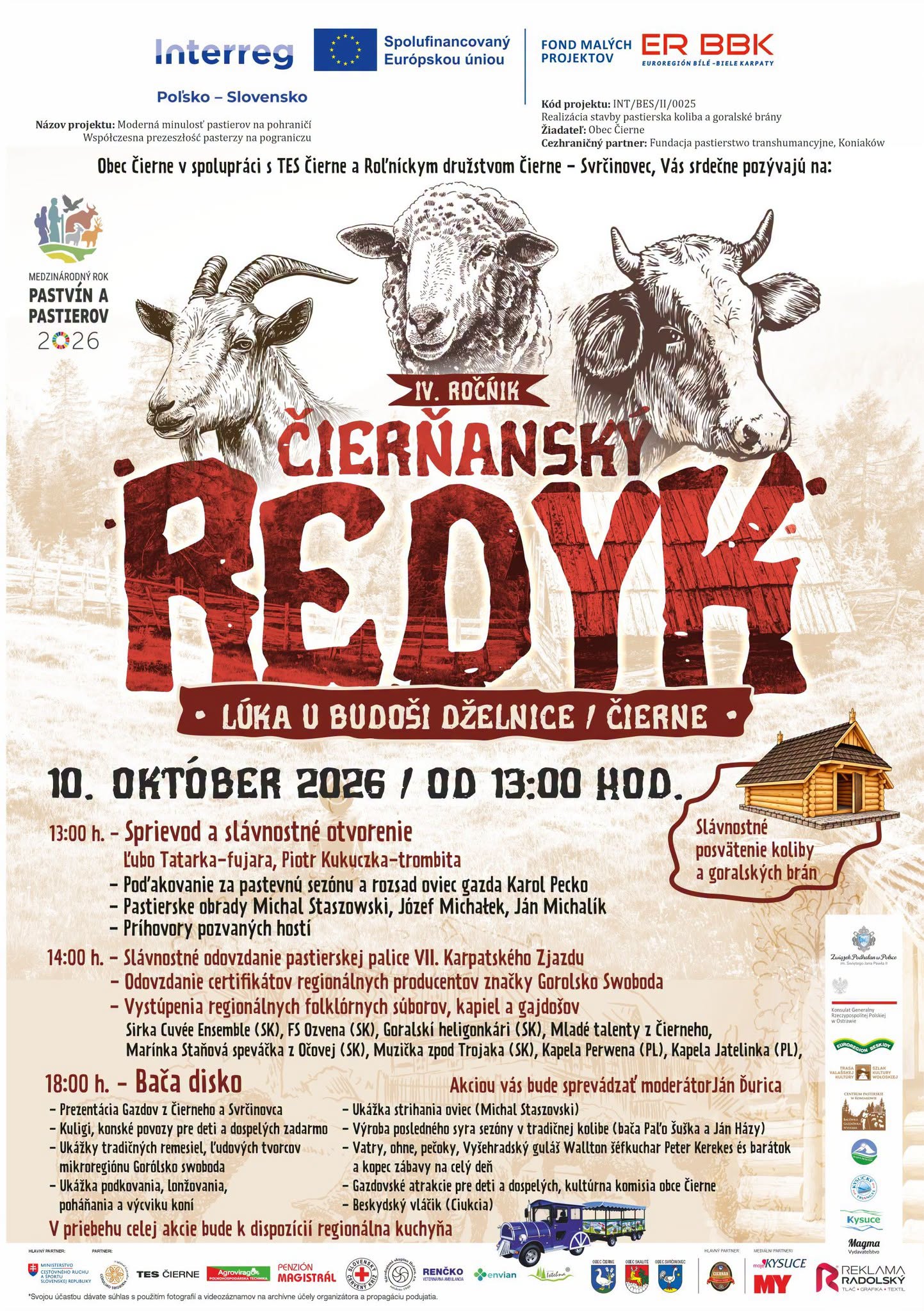 Čierňanský redyk 2026 Čierne - 4. ročník
