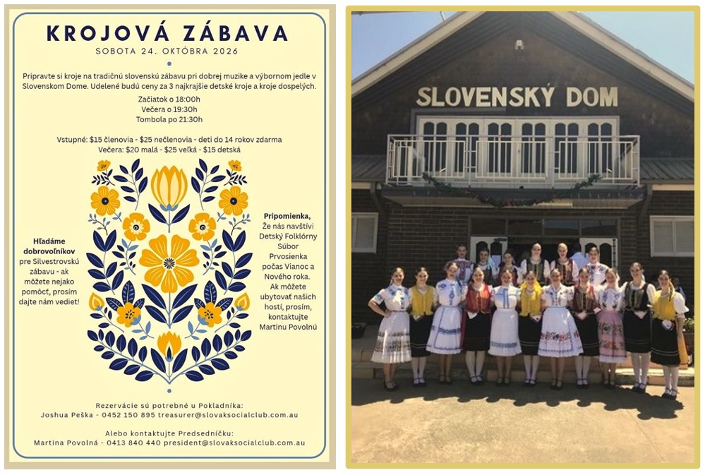 Krojová zábava 2026 Melbourne