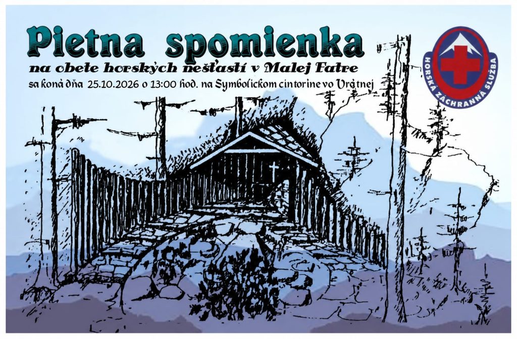Pietna spomienka na obete horských nešťastí v Malej Fatre 2026 Vrátna