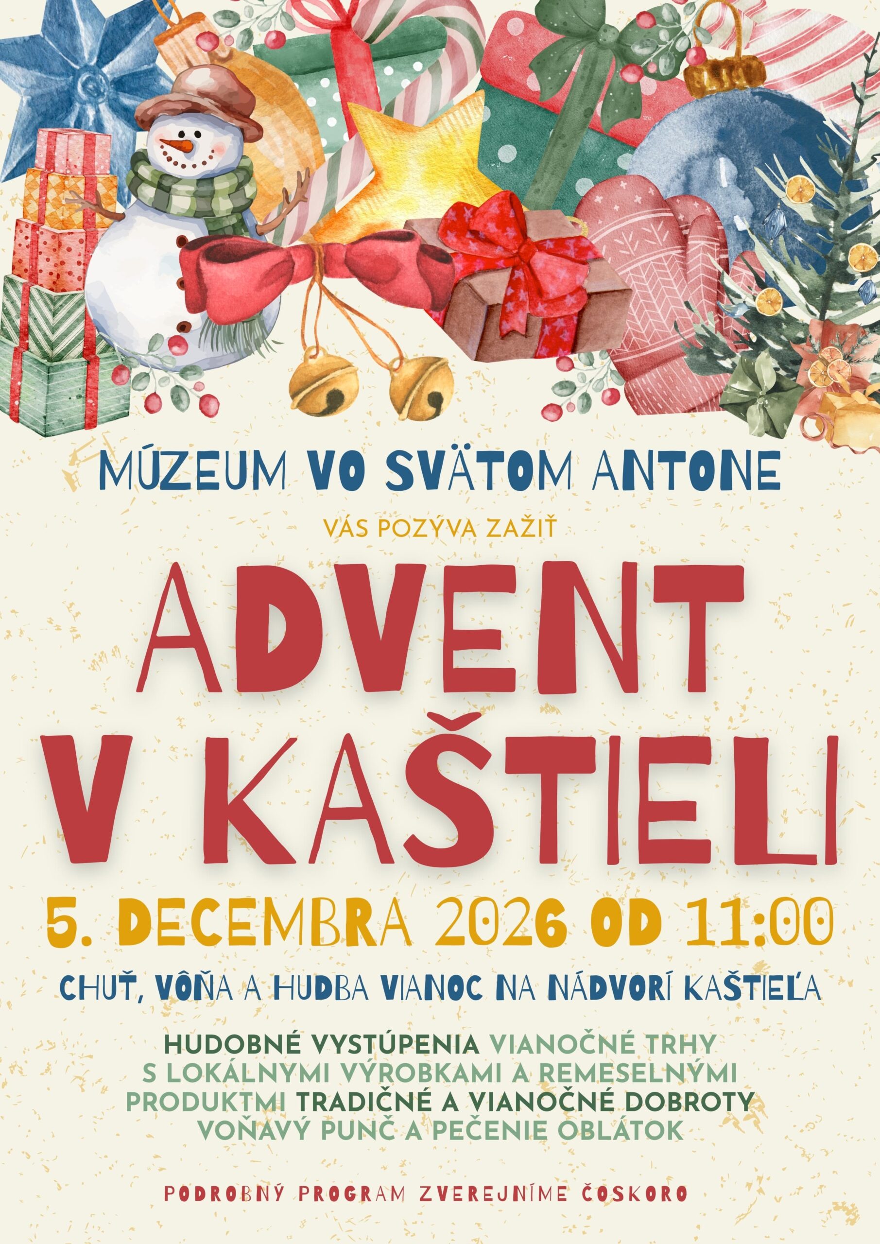 Advent v ka�tieli 2026 Sv�t� Anton