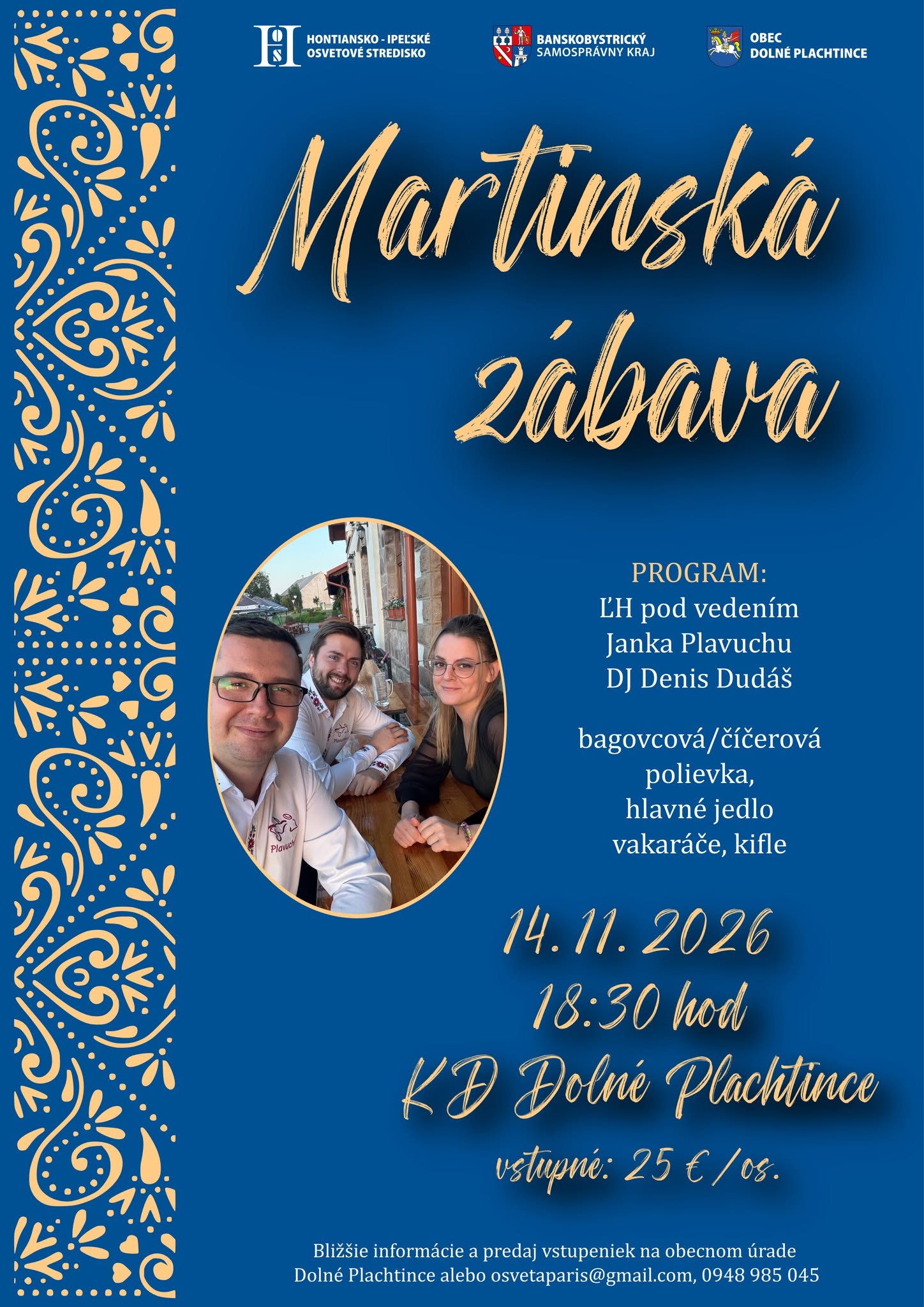 Martinsk� z�bava 2026 Doln� Plachtince
