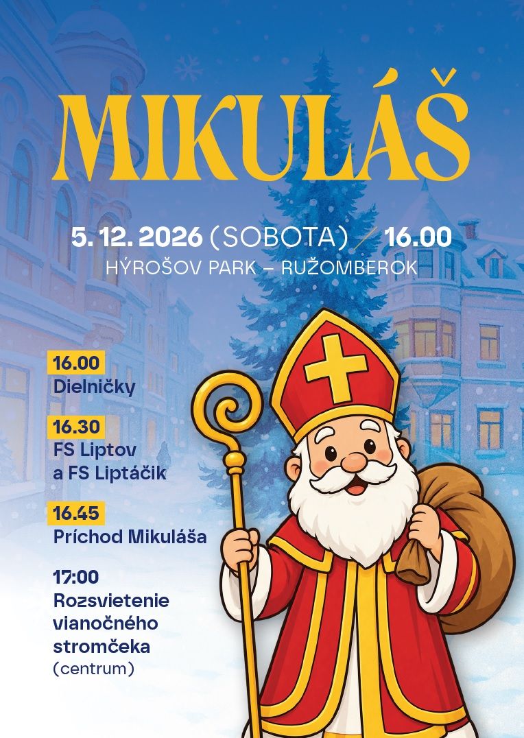 Mikuláš 2026 Ružomberok