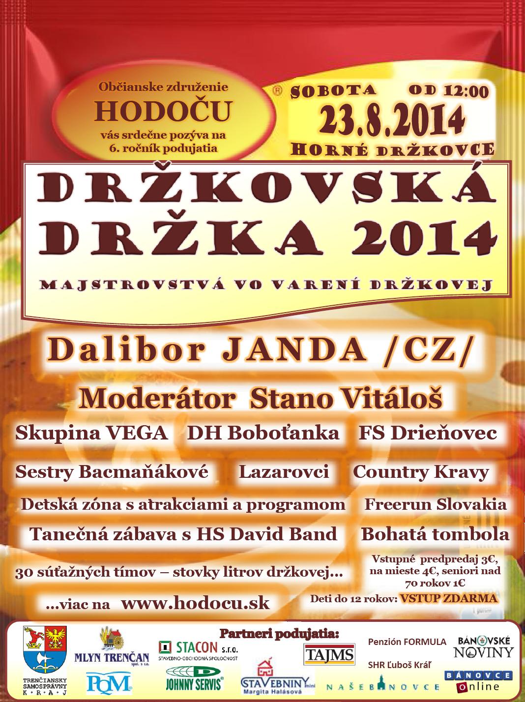 Držkovská držka 2014 Veľké Držkovce - 6. ročník
