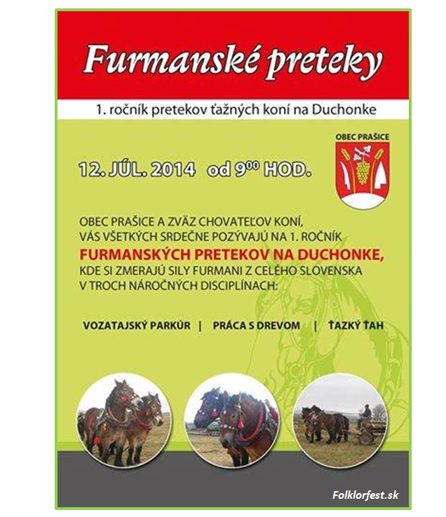 Furmanské preteky na Duchonke 2014 - 1. ročník