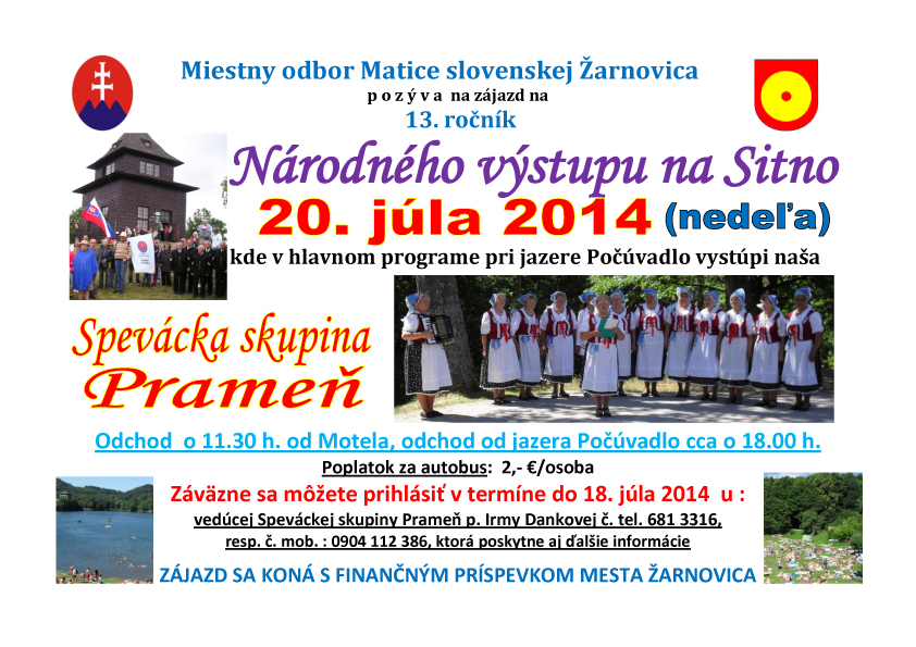 Nrodn vstup na Sitno - 13.ronk