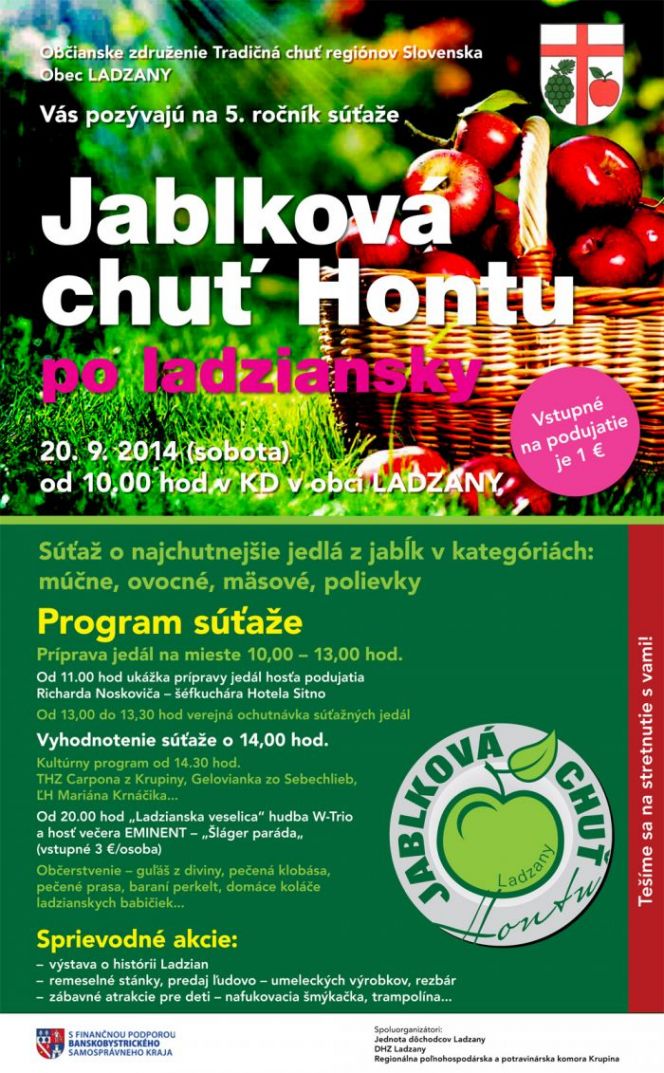  Jablková chuť Hontu po Ladziansky  Ladzany 2014 - 5. ročník