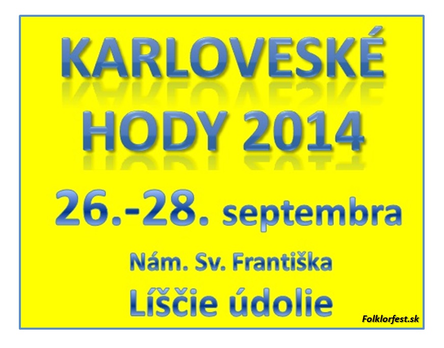 Karlovesk hody 2014