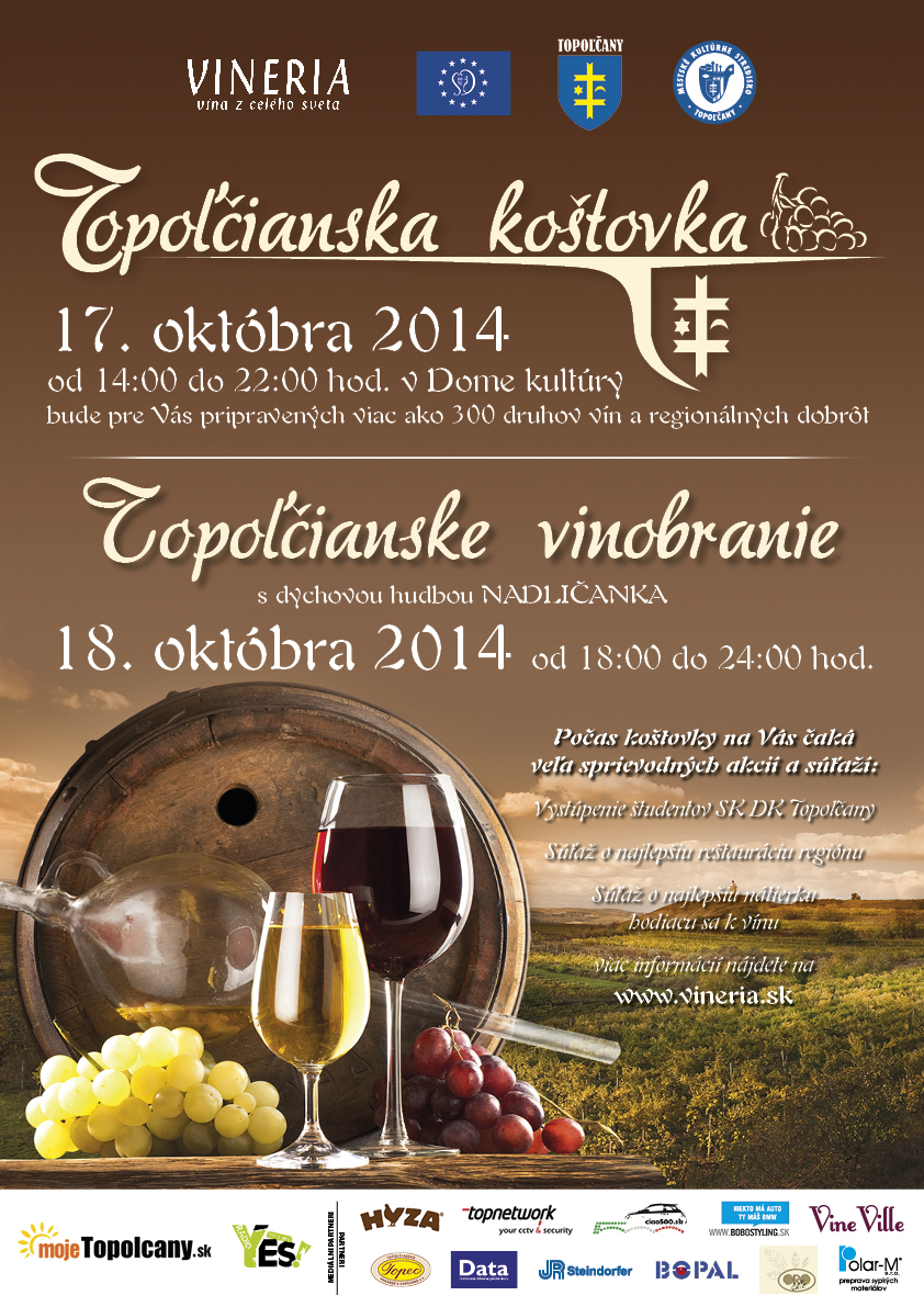 Topoľčianska koštovka  a Topoľčianske vinobranie Topoľčany 2014