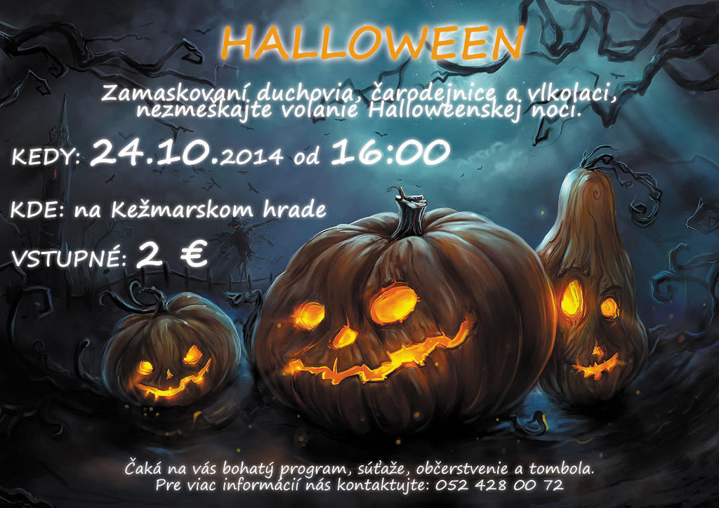 Halloween na hrade Kežmarok 2014