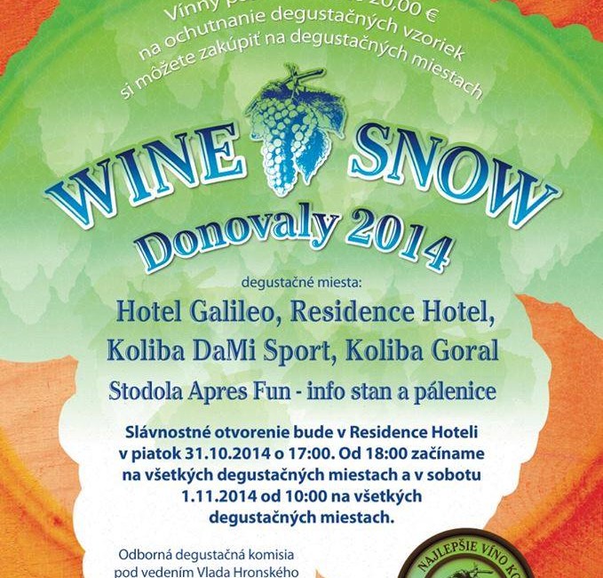 Wine Snow Donovaly 2014 - 4. ronk