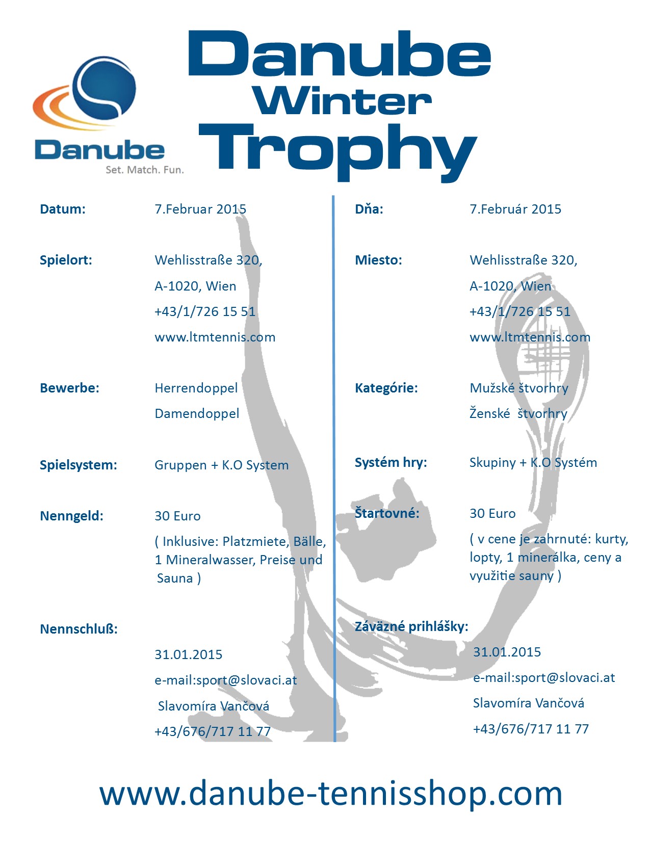 DANUBE WINTER TROPHY WIEN 2015