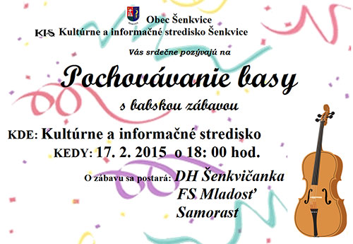 Pochovávanie basy Šenkvice
