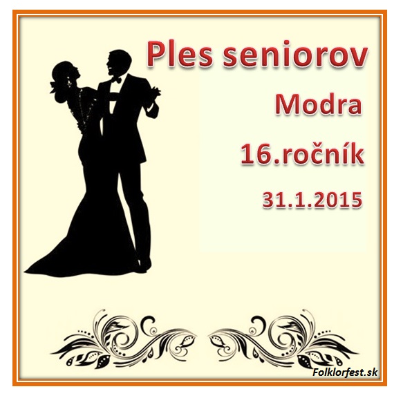 Ples seniorov Modra 2015 - 16. ročník
