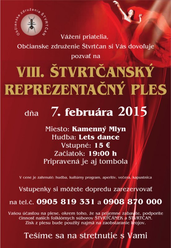 VIII. vransk reprezentan ples 2015