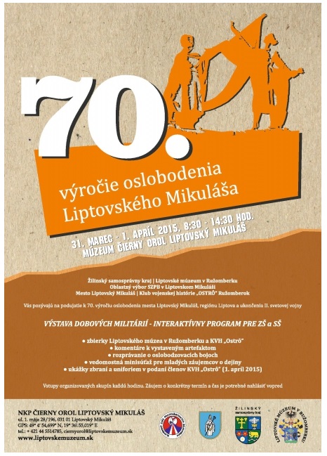 70. vroiu oslobodenia mesta Liptovsk Mikul 2015