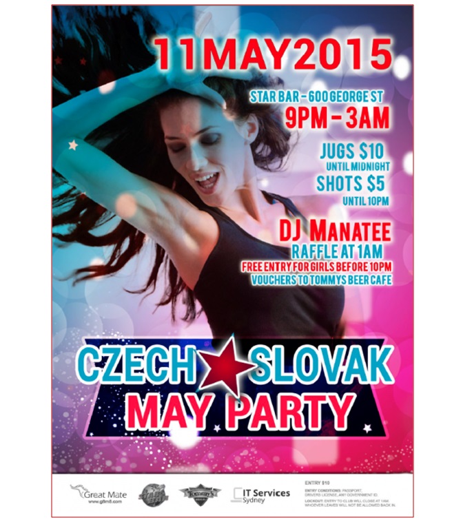 CZECH & SLOVAK MAY PARTY!!! 2015 Sydney