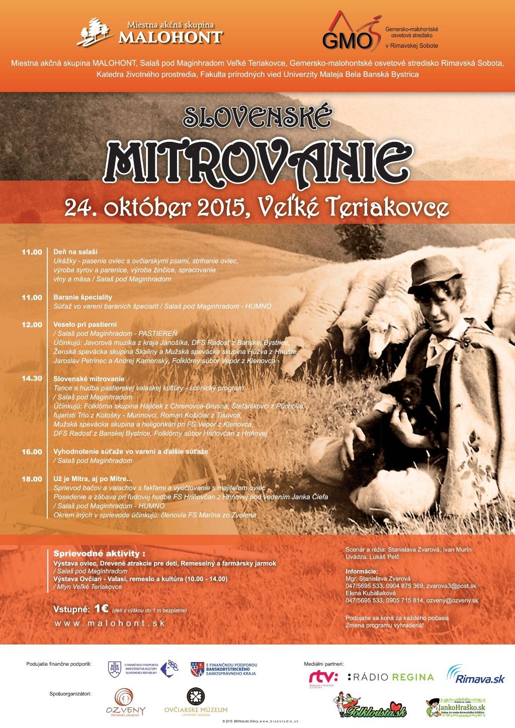 Slovensk mitrovanie vo Vekch Teriakovciach 2015