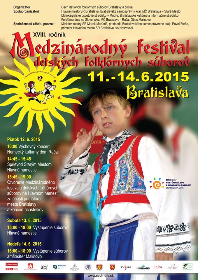 Medzinárodný festival detských folklórnych súborov v Bratislave – 17. ročník