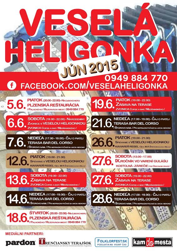 Veselá heligonka Trenčín - jún 2015
