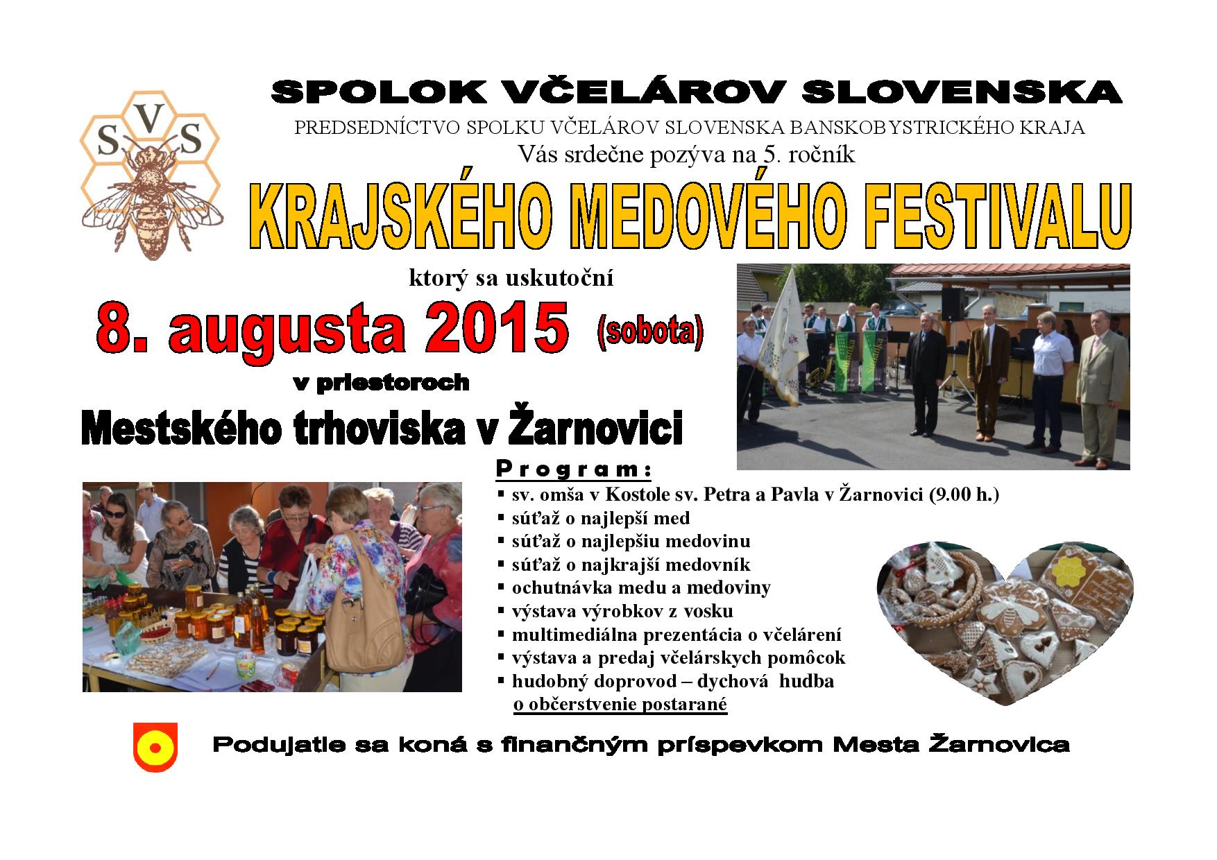 Krajsk medov festival v arnovici 2015 - 5. ronk