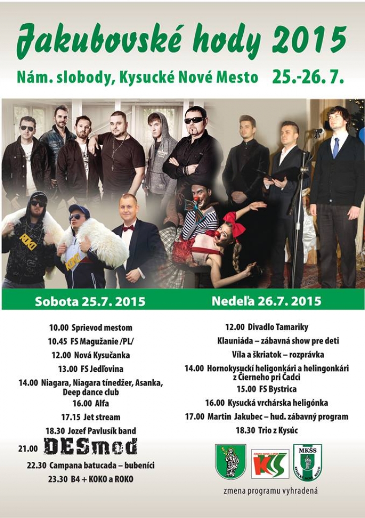 Jakubovsk hody 2015 Kysuck Nov Mesto 
