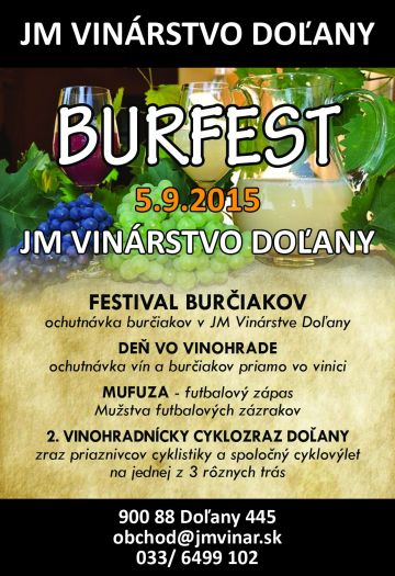 BURFEST 2015 Doľany - festival burčiakov 