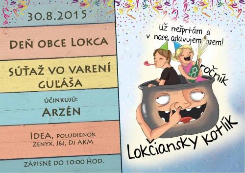 Deň obce Lokca 2015 - Lokčiansky kotlík 8.ročník