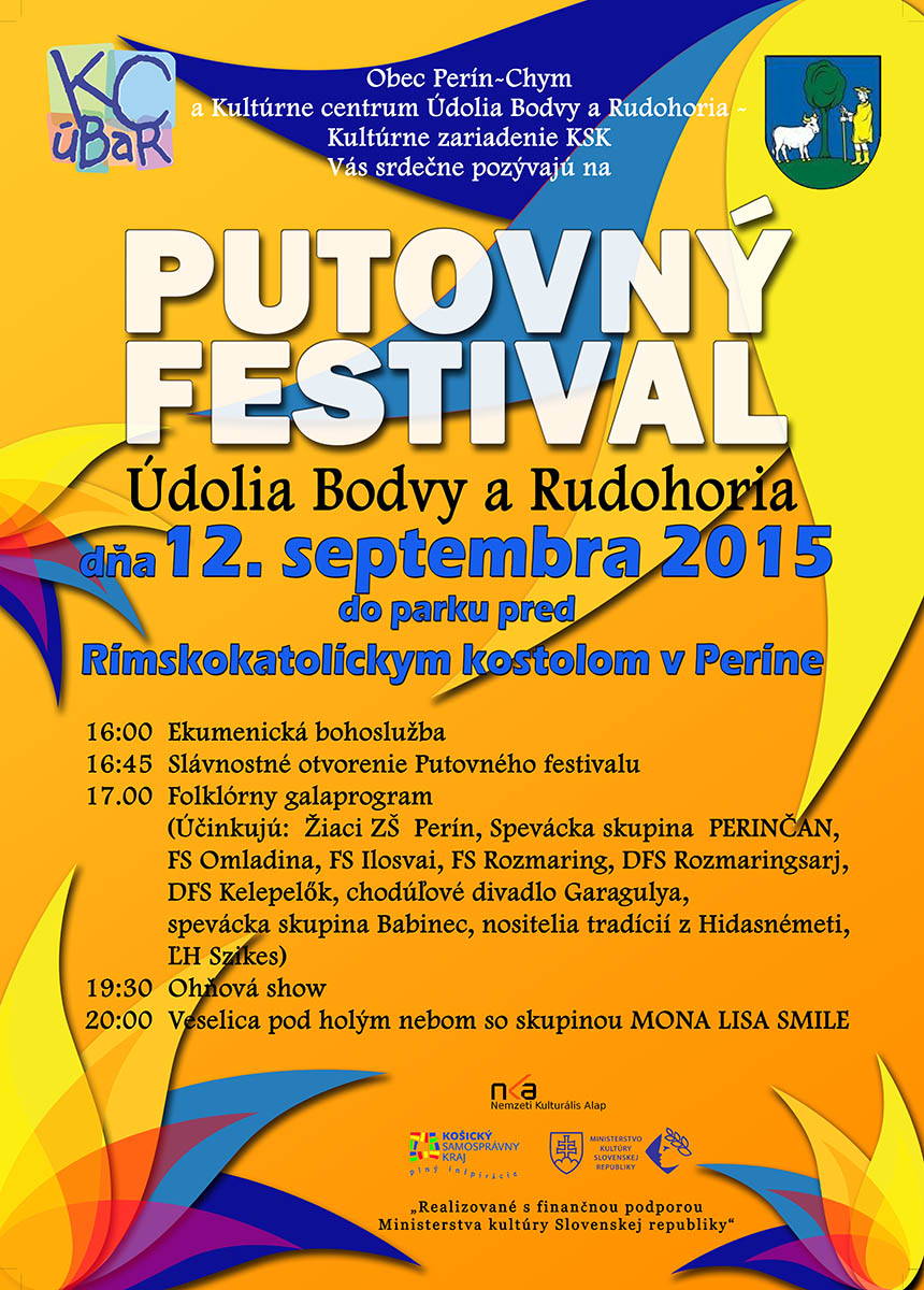 Putovný festival Údolia Bodvy a Rudohoria v obci Perín 2015
