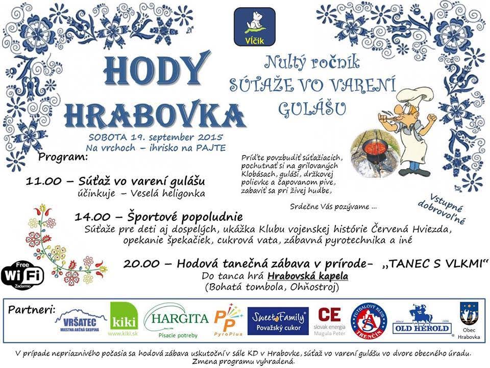 Hody Hrabovka - nultý ročník súťaže vo varení gulášu 2015