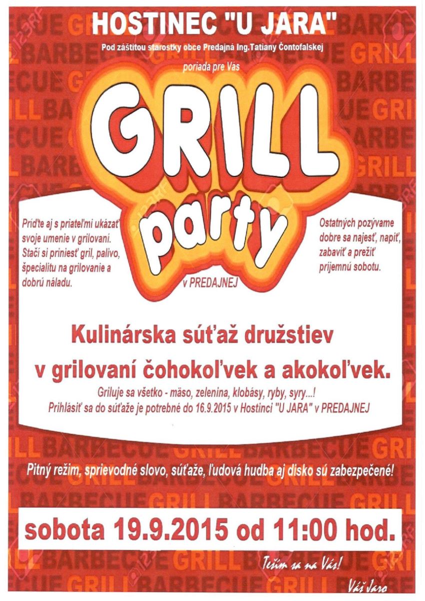Grill party Predajn 2015